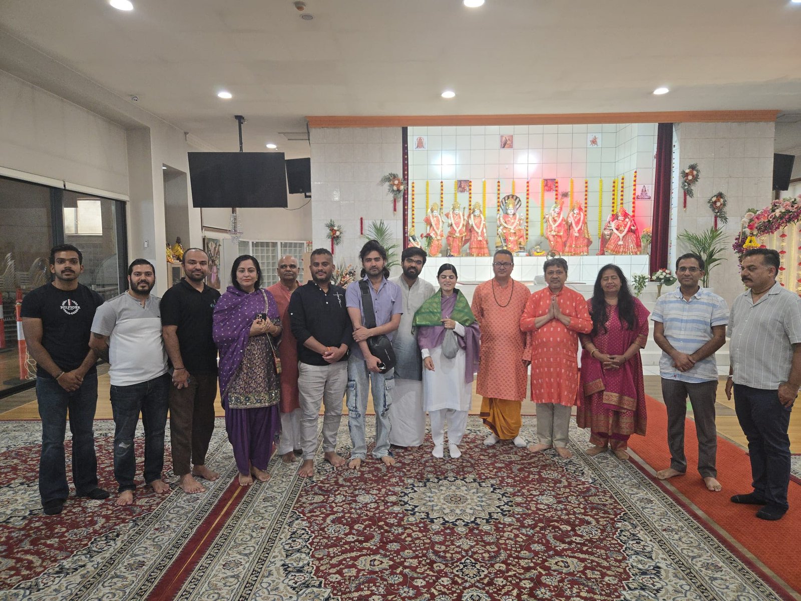 Devi Chitralekhaji's Visit to the Temple - 5.00 pm Wed 11 March